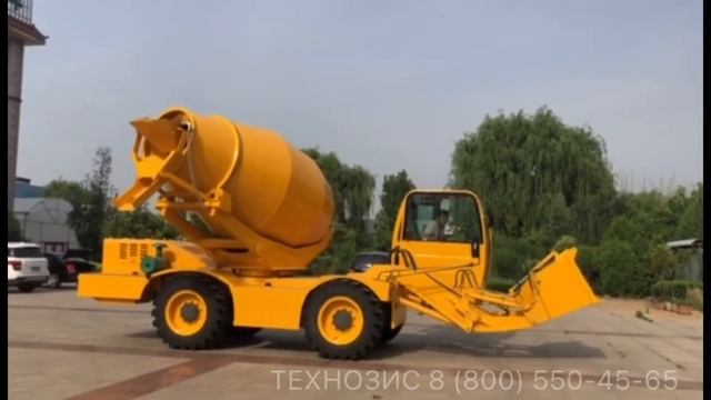 ОБЗОР | Самоходная бетоносмесительная машина BUILDER (Строитель) | ТЕХНОЗИС Live смотреть онлайн