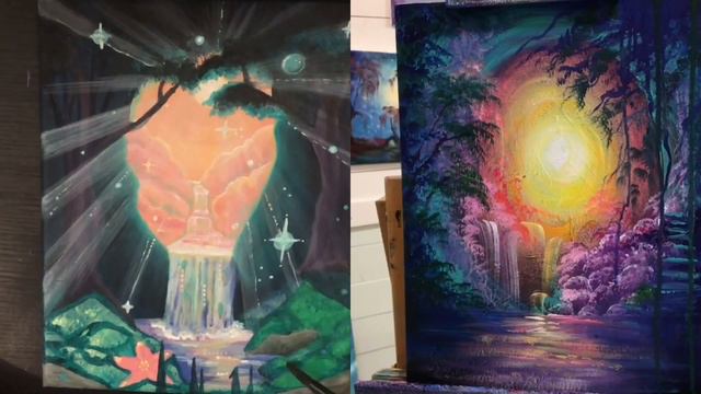 Fantasy Portal Painting Collab! with @CharlottaSophia смотреть онлайн
