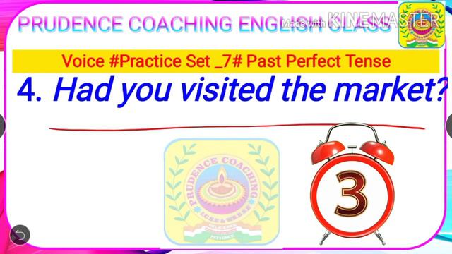 Voice Change || Practice Set - 7 || Past Perfect Tense with 5 Seconds Challenge 👍👍👍👍 смотреть онлайн
