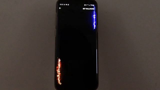 Samsung Galaxy Edge Lighting live wallpaper смотреть онлайн