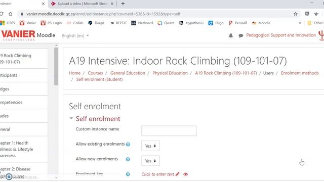 Creating a Self-enrollment Key for a Course in Moodle 3.6 смотреть онлайн