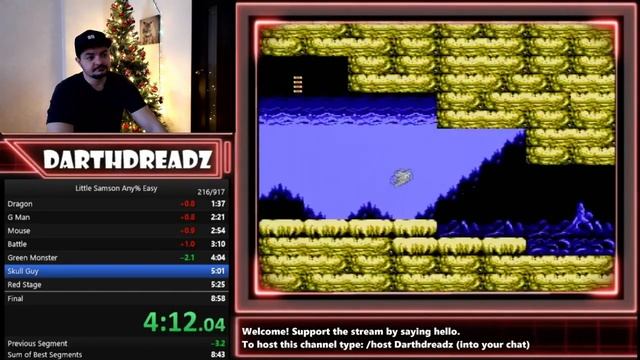 Little Samson NES Speedrun мировой рекорд - Маленький Самсон Денди World record .mp4 смотреть онлайн