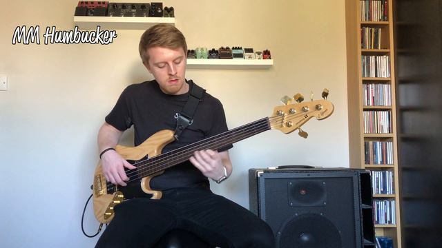 Sandberg California TM5 Lined Fretless | 1 Minute Demo | High C Fretless смотреть онлайн