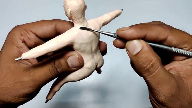 Sculpture: Realistic War Bull and Worrier Made with Clay смотреть онлайн