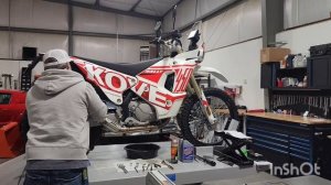 2024 Kove 450 Rally Oil Change Video 2