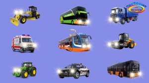 Изучаем транспорт и технику для детей | Видео тесты про машинки и поезда