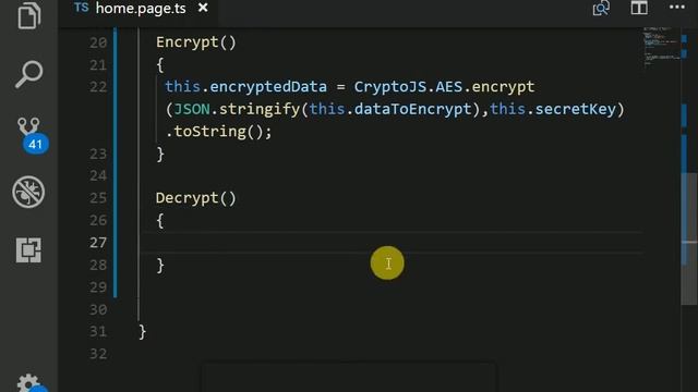 Encryption and Decryption in ionic 4 apps. смотреть онлайн
