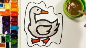 Рисуем фломастерами. Простой милый рисунок. Рисование для детей