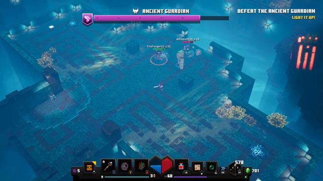 minecraft dungeons hidden depths смотреть онлайн