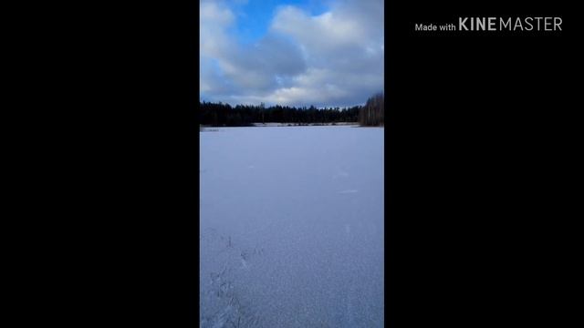 Лёд на карьере в поселке Шамокша, Лодейнопольский район смотреть онлайн