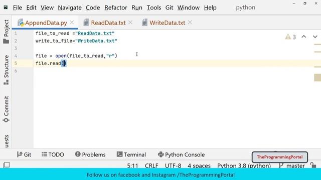 Copy contents of one file to another file in Python смотреть онлайн