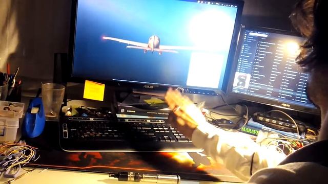 [Arduino] X-Plane 10 + MPU6050 + ArdSim controller смотреть онлайн