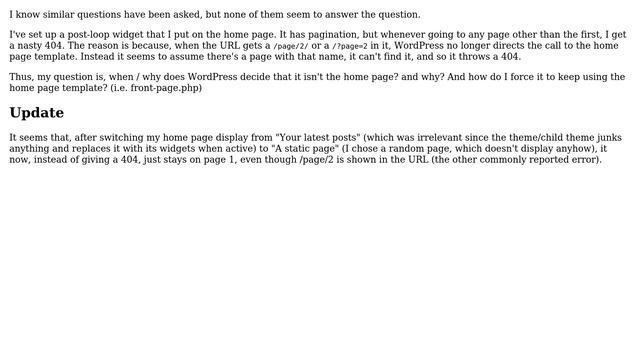 Wordpress: Home page Pagination - Other pages do not redirect to home page template (2 Solutions!!) смотреть онлайн