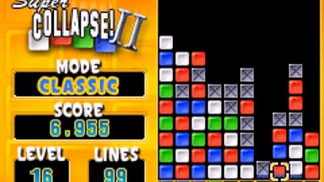 Super Collapse! II (GBA / Game Boy Advance) Level 16 - Vizzed.com GamePlay смотреть онлайн