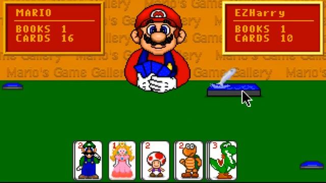 Mario's Game Gallery - Mario Cheats at Go Fish (EZHarry's Revolving Door) смотреть онлайн