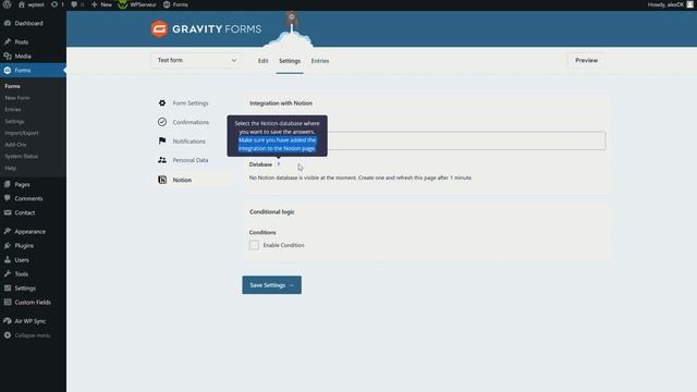 How to connect WordPress plugin Gravity Forms to Notion смотреть онлайн