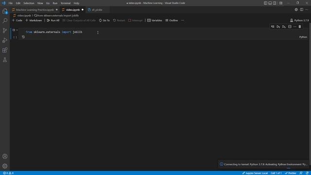cannot import name 'joblib' from 'sklearn.externals' [problem solved] смотреть онлайн
