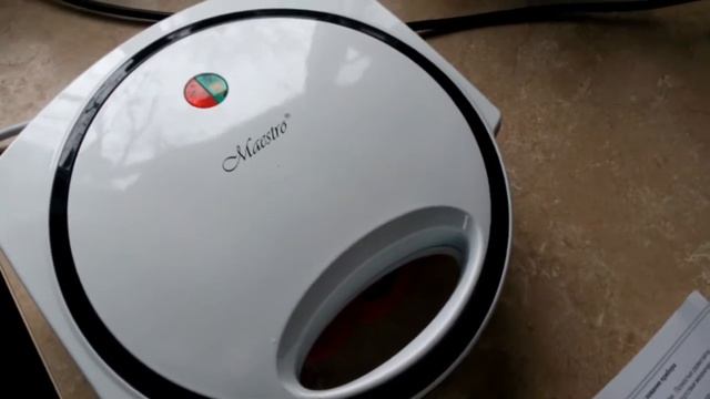 Распаковка и обзор вафельницы Maestro MR-714/ Рецепт Бельгийских вафель смотреть онлайн