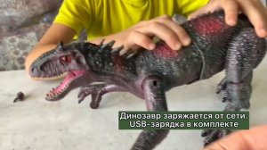 ИНДОМИНУС РЕКС как живой! Динозавр на пульте управления. Обзор игрушки