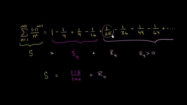 Alternating series remainder | Series | AP Calculus BC | Khan Academy смотреть онлайн