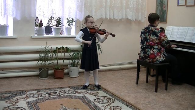 Власова Анфиса 10 лет, П  Николич Детское концертино