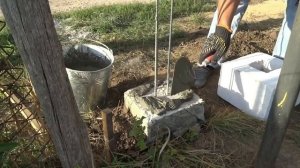 Колонны для забора из газобетона