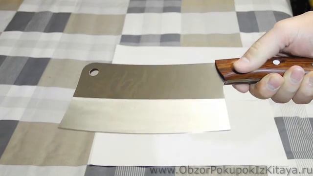 Кухонный топорик. Распаковка покупок из Китая 2017. смотреть онлайн