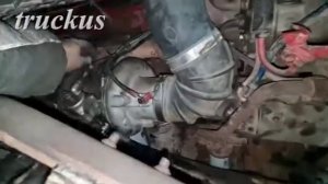 Управление турбиной Cummins 15  с помощью штока