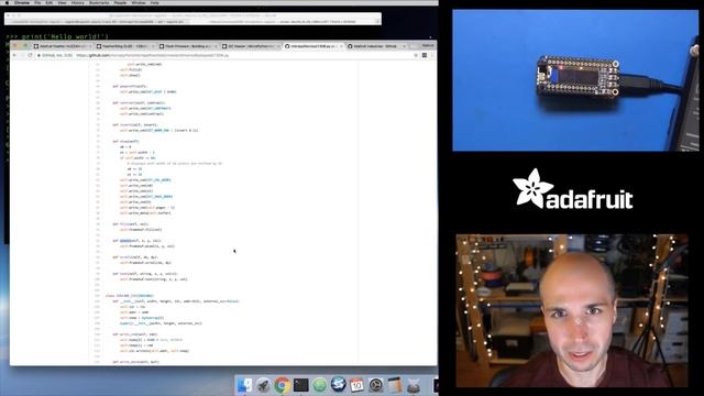 MicroPython ESP8266 SSD1306 OLED Usage With Tony D! @micropython