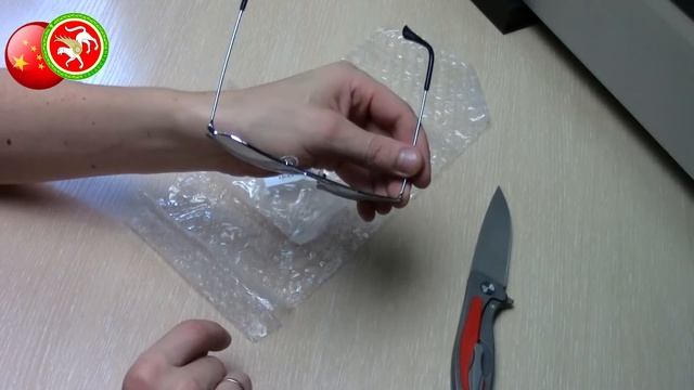 Посылка с AliExpress. Солнцезащитные очки авиаторы за копейки. смотреть онлайн