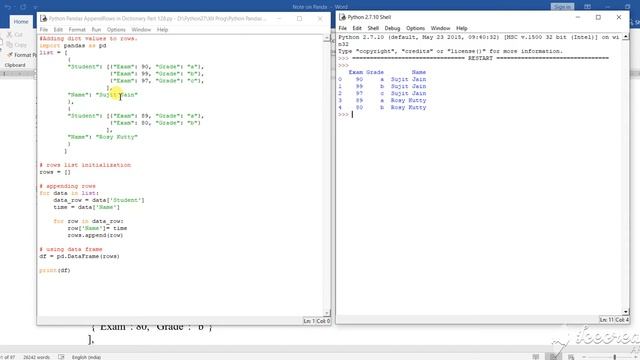 Python Pandas DataFrame Dictionary 28 Part 128 смотреть онлайн