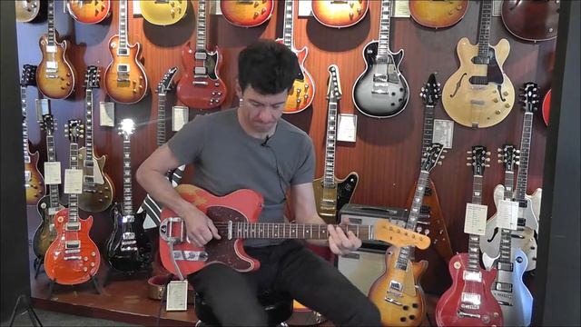 Fender CS Telecaster® 1960 Heavy Relic® Bigsby Fiesta Red Presentation смотреть онлайн