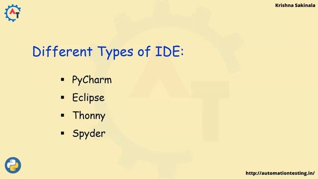 9. What is the Best IDE or Editor for Python | Python Tutorial For Beginners | @KrishnaSakinala смотреть онлайн