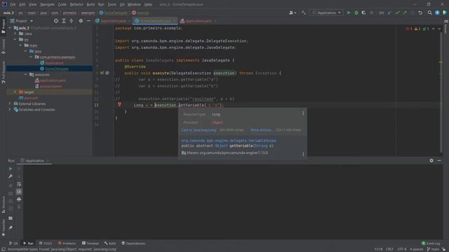 Camunda - Parte 4 - JavaDelegate смотреть онлайн