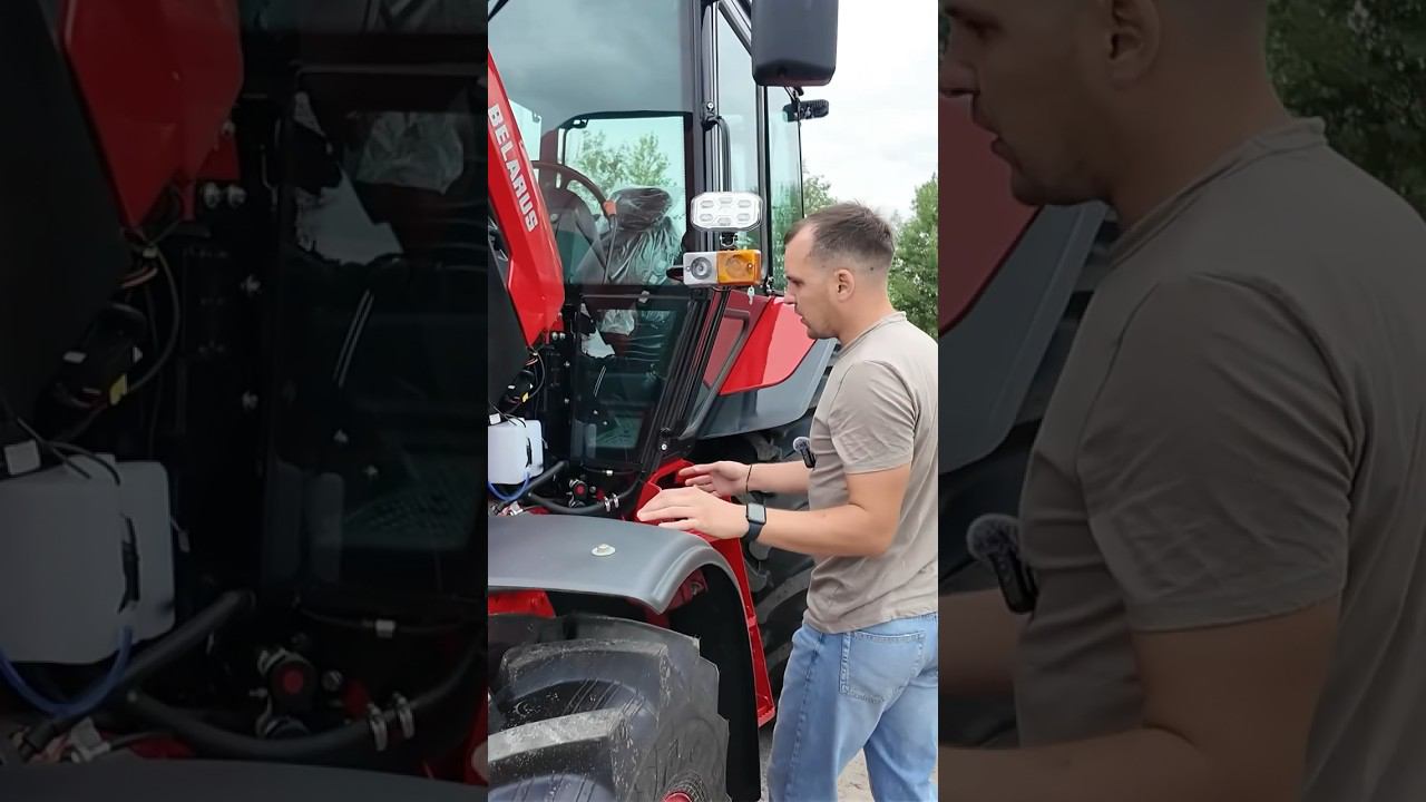 Много пластика в новом 82.3 #фермер #tractor #farmer #новыйбеларус #shorts смотреть онлайн