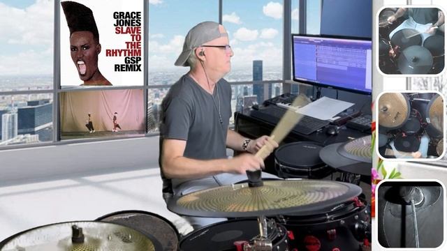 Slave To The Rhythm - Drum Cover - Grace Jones - YouTube смотреть онлайн