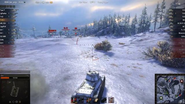 WOT: Arctic Region - T-50-2 - 1 frag - Invader, Scout, Patrol Duty смотреть онлайн
