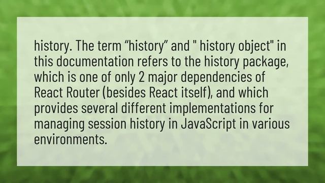 What is react router history? смотреть онлайн