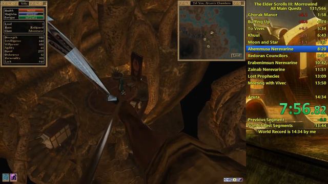 Morrowind All Main Quests Speedrun in 14:23 смотреть онлайн