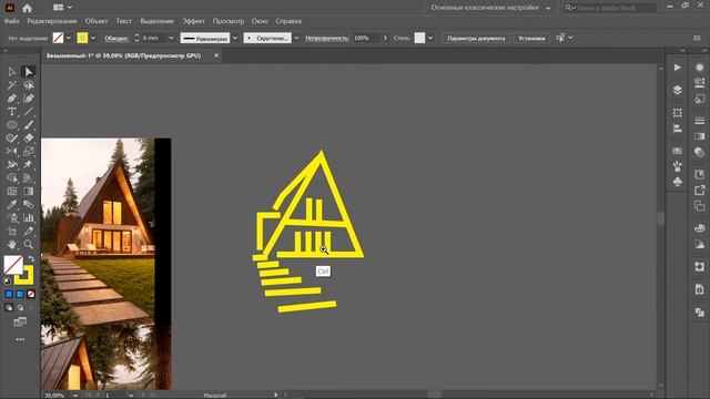 Illustrator - как разработать логотип