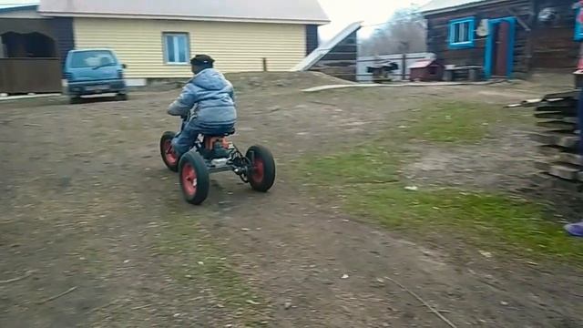 Детский трайк из триммера смотреть онлайн