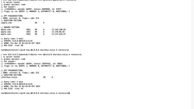 DNS Cache Snooping смотреть онлайн