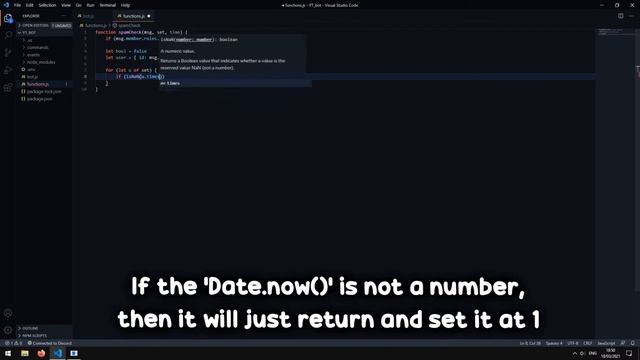 Discord Anti Spam Command (mute) | discord.js v13 TUTORIAL смотреть онлайн