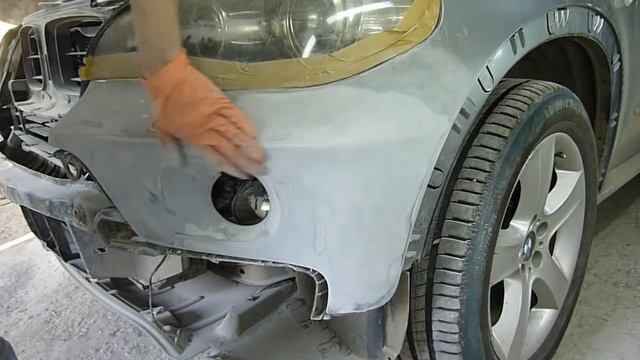 ПОКРАСКА ПЛАСТИКОВЫХ КРЫЛЬЕВ НА BMW X5(От А до Я) смотреть онлайн
