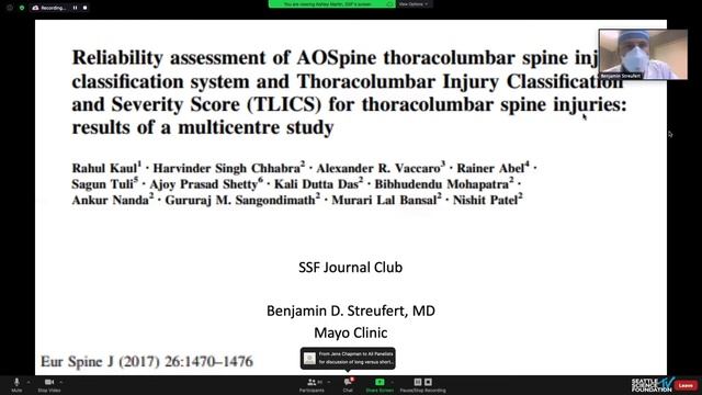 Thoracolumbar Trauma: Burst Fractures: May Clinic | Moderated by Dr. Arjun Sebastian смотреть онлайн