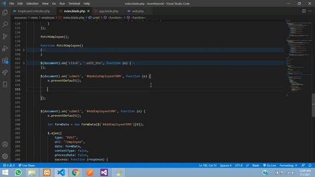 Laravel Ajax Image CRUD 3: Edit and Update image upload using Ajax in laravel 8 & remove old image смотреть онлайн