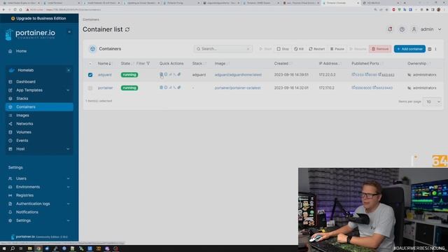 Portainer einfach erklärt. Grundlagen Training. Install, Update, Container erstellen. #docker смотреть онлайн