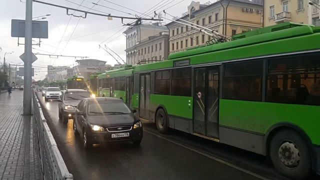 Пробка в центре Казани смотреть онлайн