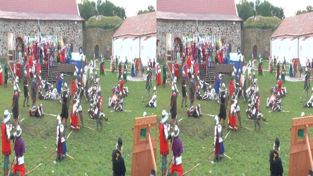 (3D) Knight tournament (Russian castle) day3 , Русская крепость Корела 2013 смотреть онлайн
