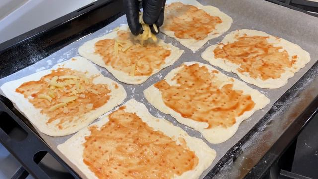 DELICIOUS Mini Pizzas You Must Try! The Easiest And Fastest Recipe Ever!
